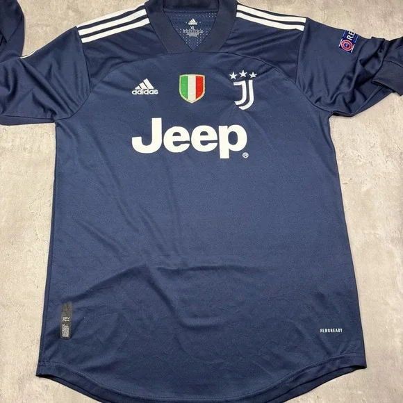 Adidas Juventus 2012 Away Jersey XL UCL Long Sleeve Jeep Aeroready Soccer Futbol - Picture 3 of 11